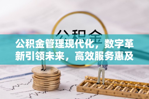 印台公积金管理现代化，数字革新引领未来，高效服务惠及民生