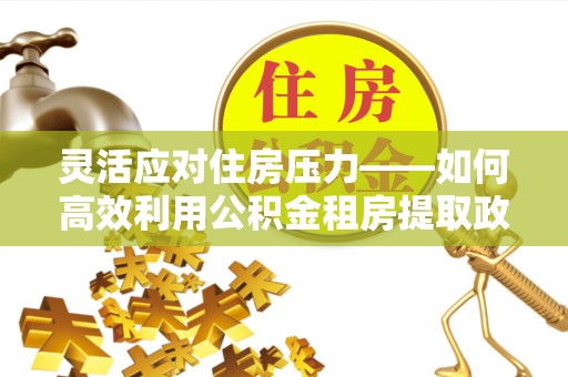 印台灵活应对住房压力——如何高效利用公积金租房提取政策