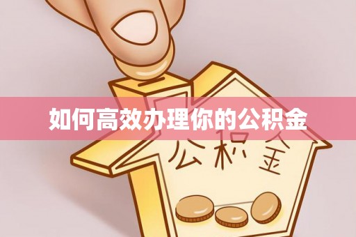 印台如何高效办理你的公积金