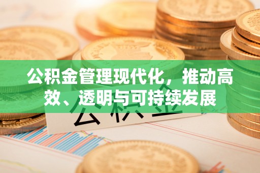 印台公积金管理现代化，推动高效、透明与可持续发展