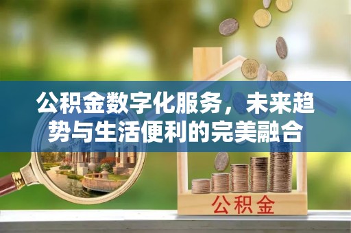 印台公积金数字化服务，未来趋势与生活便利的完美融合