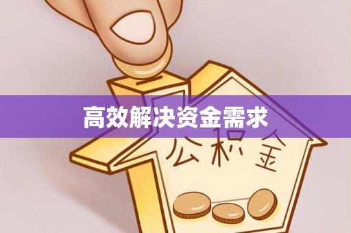 印台高效解决资金需求