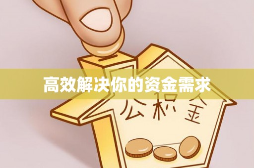 印台高效解决你的资金需求