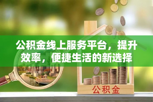 印台公积金线上服务平台，提升效率，便捷生活的新选择