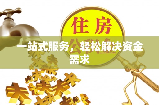 印台一站式服务，轻松解决资金需求