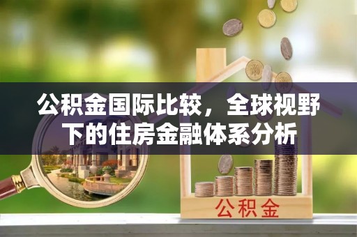 印台公积金国际比较，全球视野下的住房金融体系分析